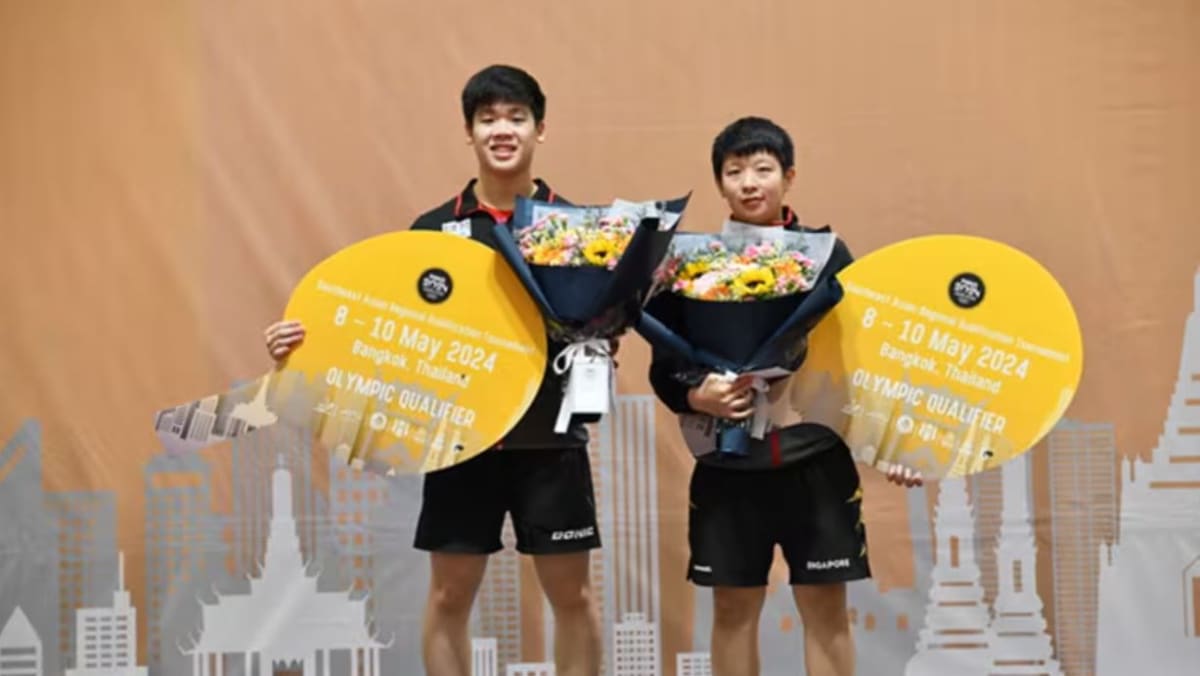 新加坡乒乓球运动员郭克 (Izaac Quek) 获得巴黎奥运会参赛资格